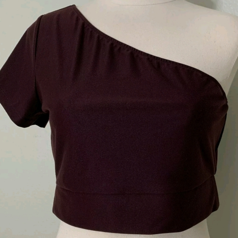 NWT Victoria's Secret One Shoulder Stretch Top $49 VSX